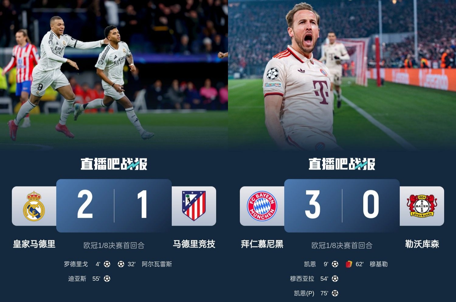 馬競藥廠罵罵咧咧！歐冠附加賽晉級(jí)的8隊(duì)僅2隊(duì)贏球：皇馬&拜仁！