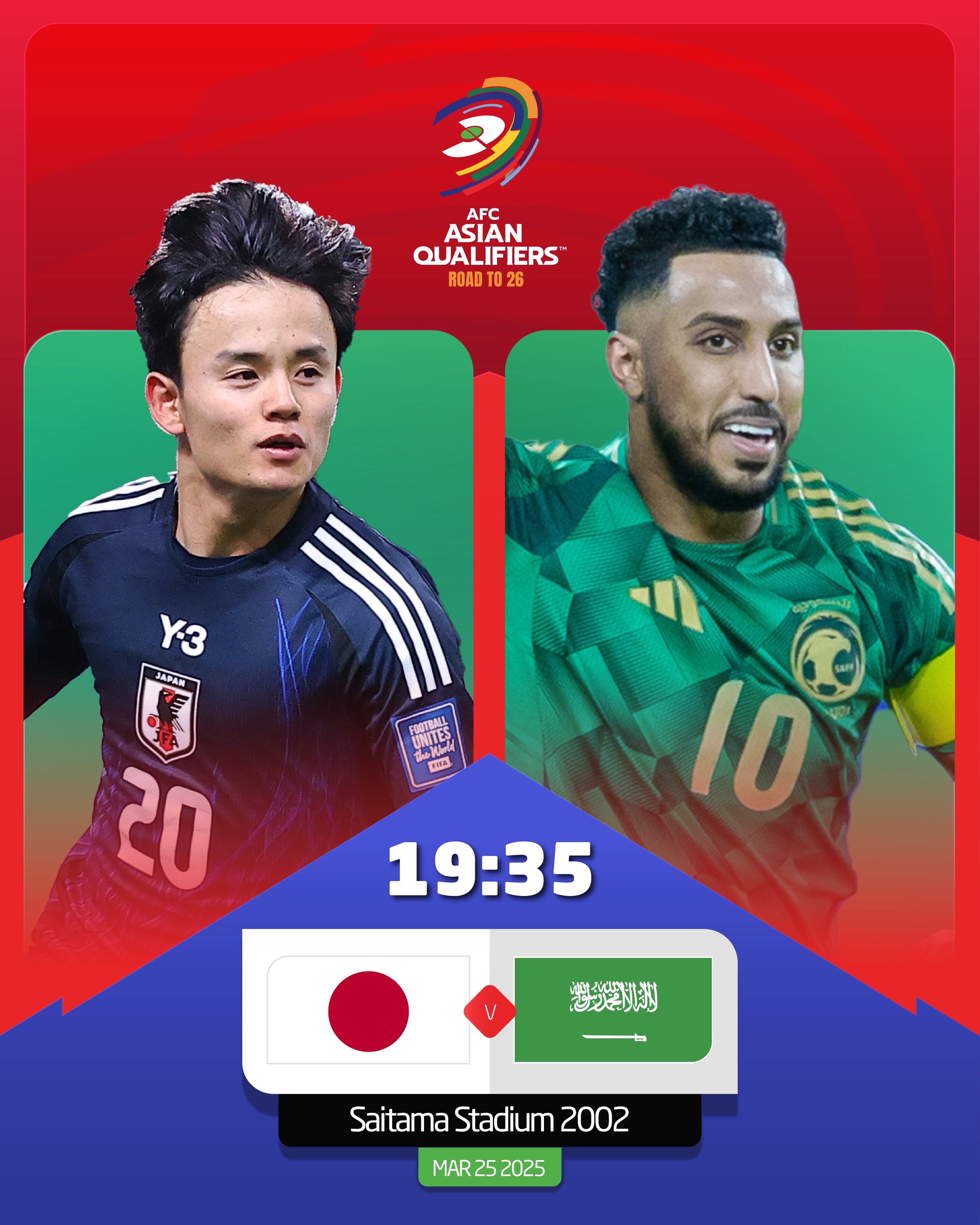 日本vs沙特首發(fā)：久保建英、前田大然、遠(yuǎn)藤航出戰(zhàn)，多薩里先發(fā)